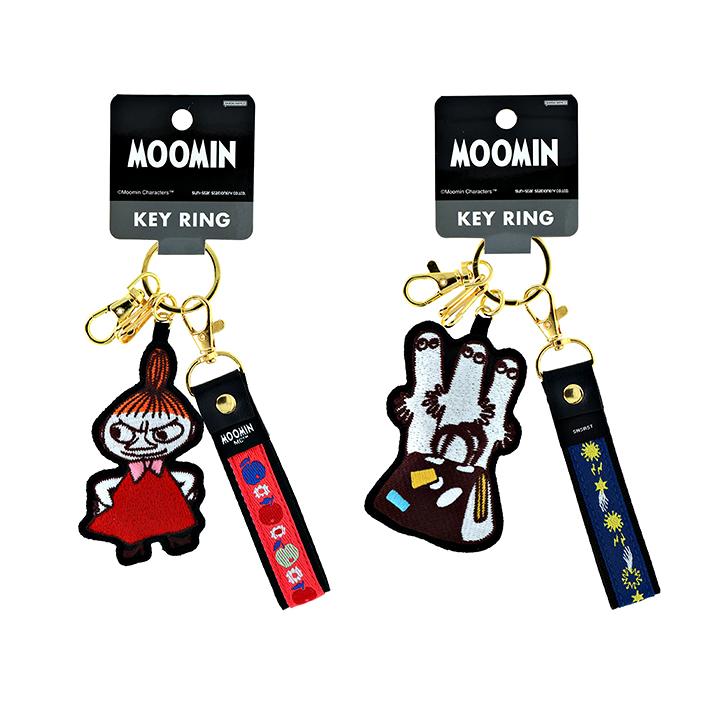 MOOMIN（ムーミン） 刺繍キーホルダー リトルミイ/ニョロニョロ柄 [M便