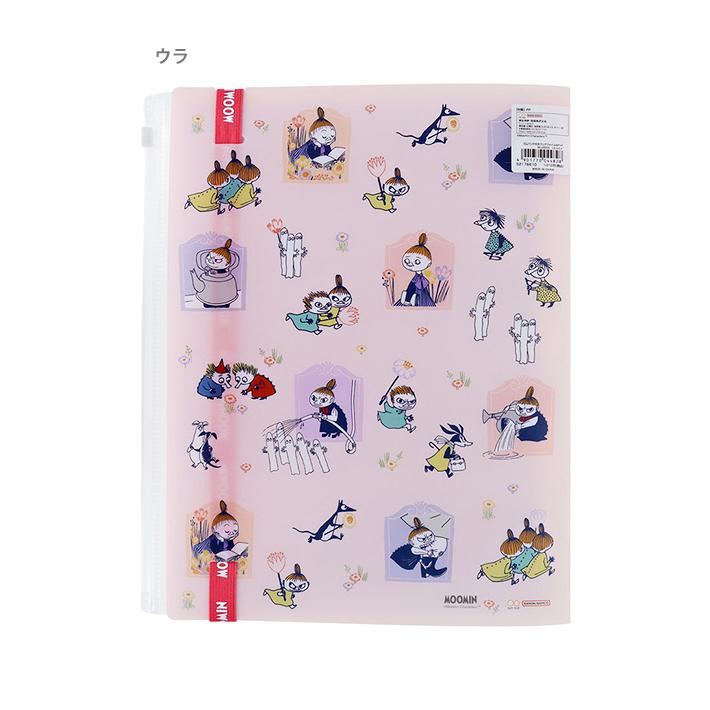 MOOMIN（ムーミン） スヌーピー ゴムバンド付 クリアファイル A4 5P
