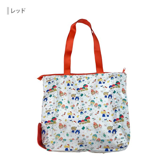 サンリオ　エコバッグ sanrio（サンリオ） mizutama×サンリオキャラクターズ 3ルームマチ付き
