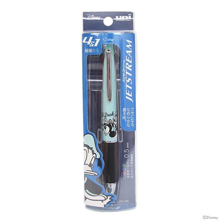 ディズニー ドナルドダック ジェットストリーム 4 1 多機能ペン 0 5mm 4色ボールペン シャープペン M便 1 1 シブヤ文具 通販 Paypayモール
