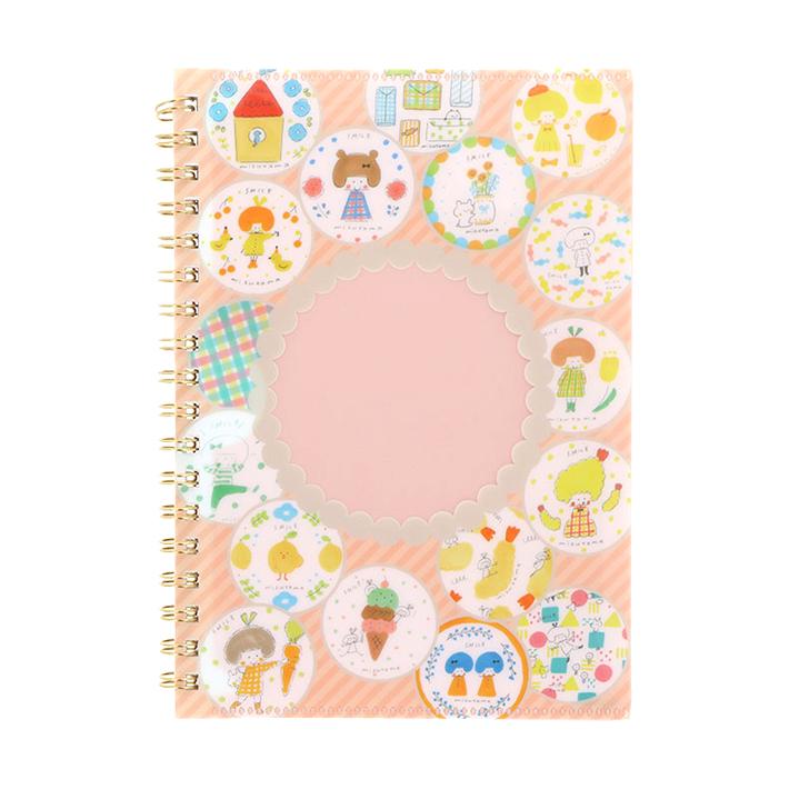 サンスター文具 mizutama ポケットリングノート B6 2カラー ピンク