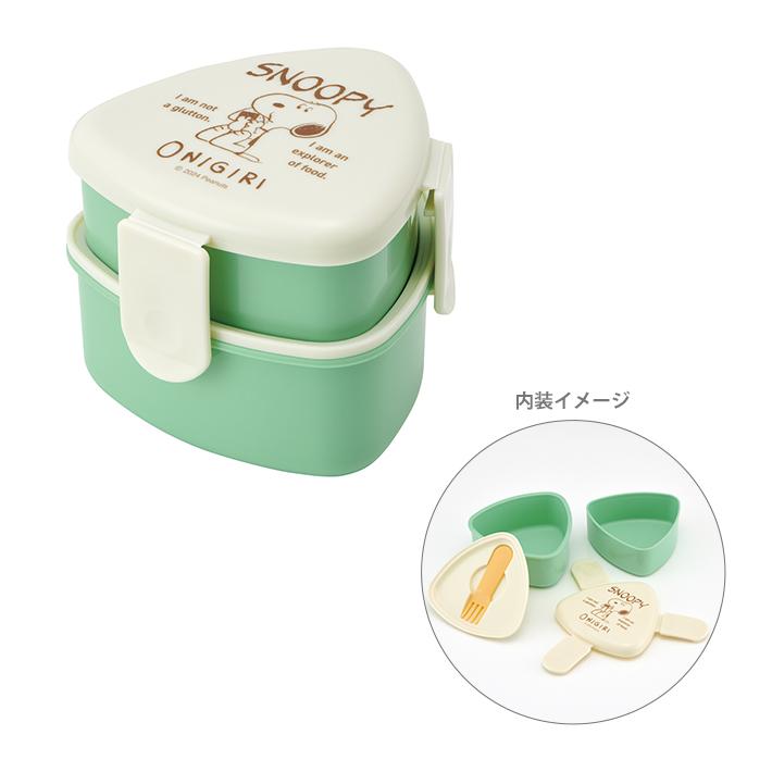 スケーター 抗菌三角おにぎりランチボックス 500ml 7柄 ONWT1AG