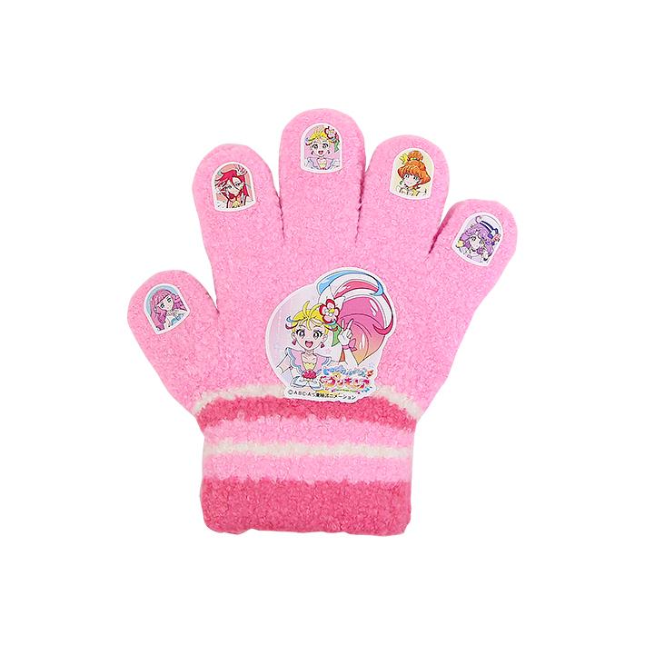 トロピカル ジュプリキュア 子ども用手袋 5本指タイプ ピンク Pc M便 1 1 シブヤ文具 通販 Paypayモール