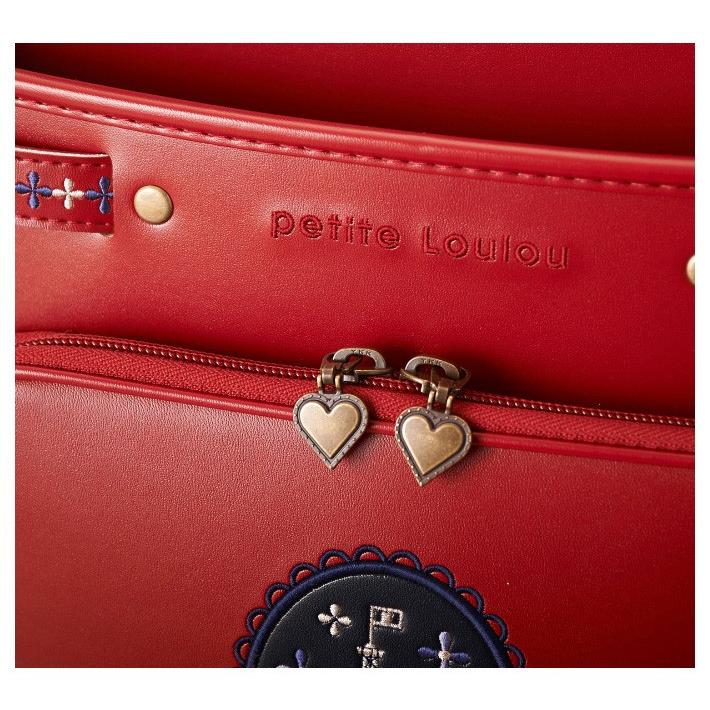 ［半額以下・51％OFF］プチルル　ランドセル　キューブ型　スライドロック搭載　赤・ブラック　2019年度 | ブランド登録なし | 03