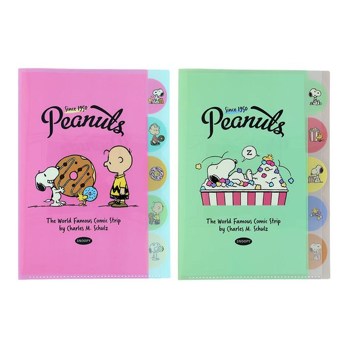 SNOOPY（スヌーピー） ダイカットクリアファイル 5P A4 [M便 1/10