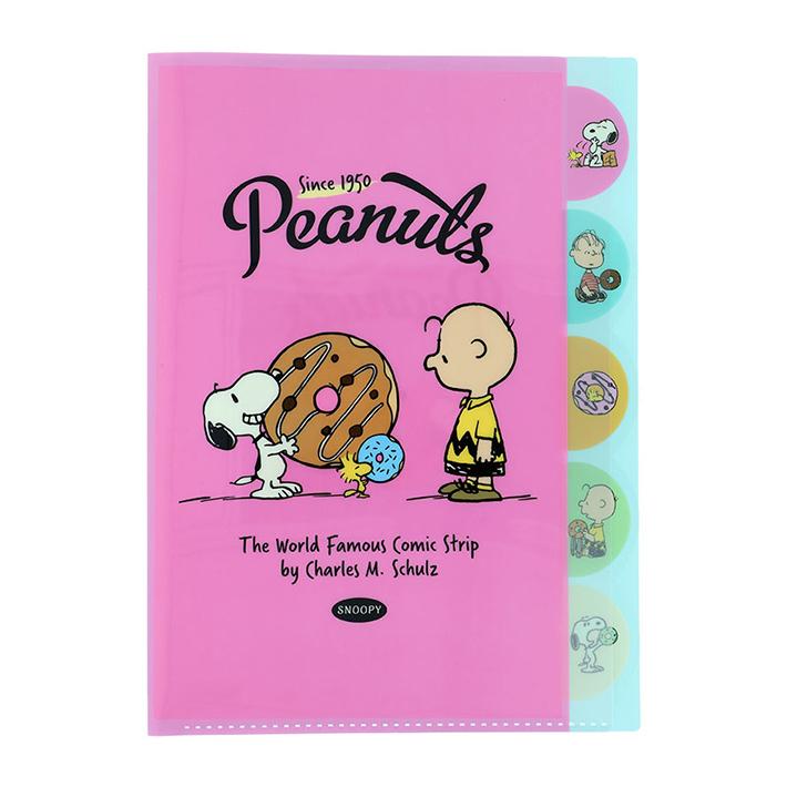 SNOOPY（スヌーピー） ダイカットクリアファイル 5P A4 [M便 1/10
