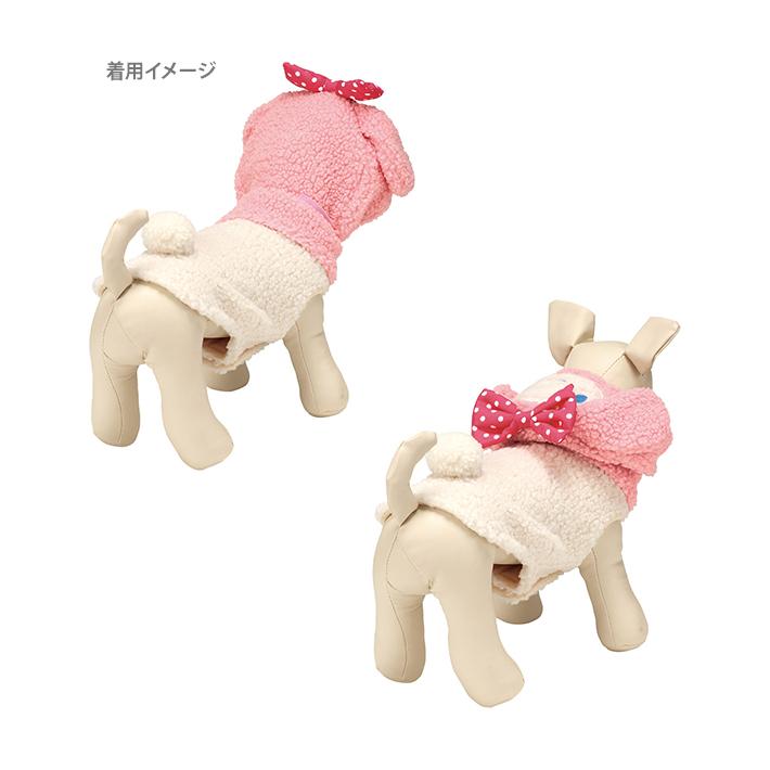 スケーター サンリオキャラクターズ なりきりフード付ボアタンク S 犬