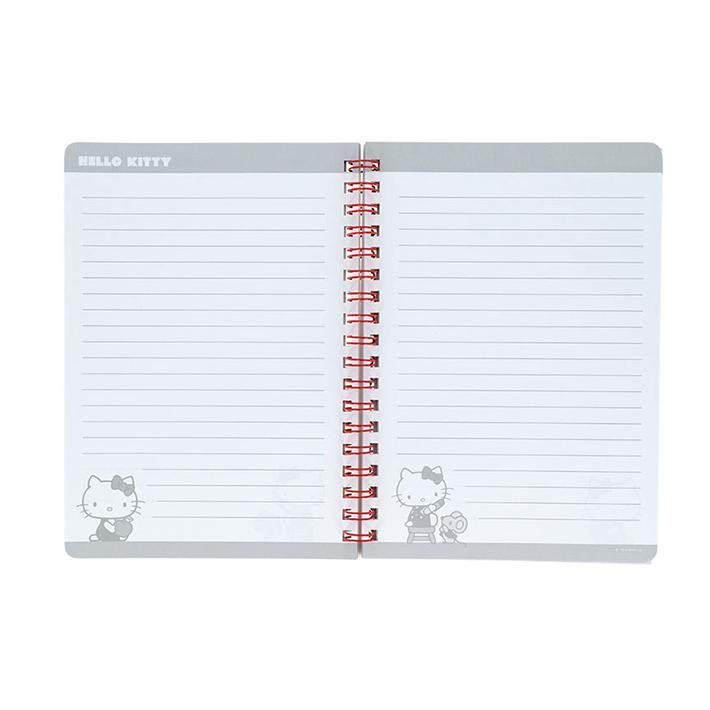 サンスター文具 サンリオキャラクターズ Wリングノート B6 レトロ 2柄