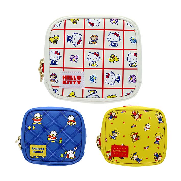 サンスター文具 サンリオキャラクターズ スクエアポーチ レトロ 3柄 [M