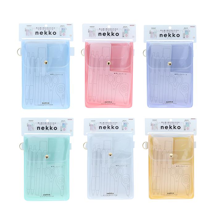 サンスター文具 nekko フラットペンケース 6カラー [M便 1/2] : シブヤ