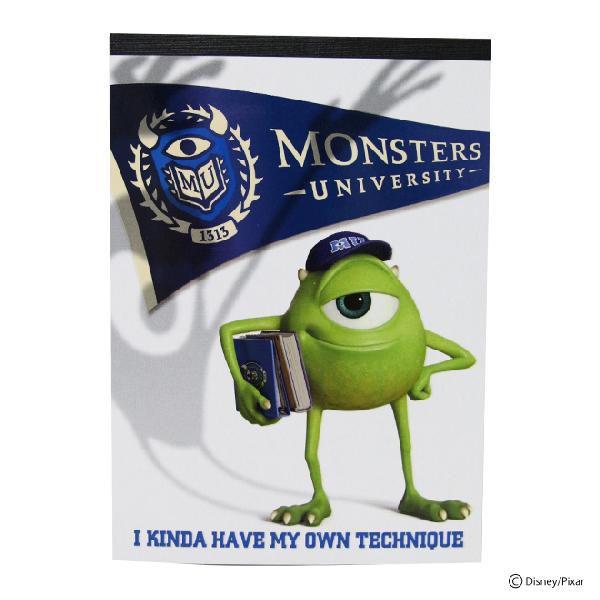 ディズニー モンスターズ ユニバーシティ モンスターズ インク メモ A6 Mu マイク M便 1 4 S シブヤ文具 通販 Yahoo ショッピング