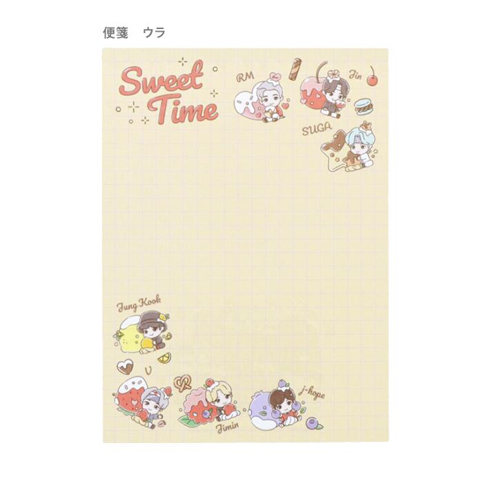 TinyTAN　ミニレターセット　SweetTime　B柄　4901770694139　[M便 1/16]｜net-shibuya｜04