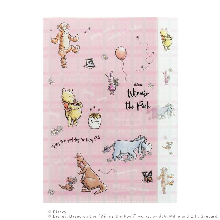 ディズニー くまのプーさん ダイカットクリアファイル5p ピンク M便 1 1 シブヤ文具 通販 Paypayモール