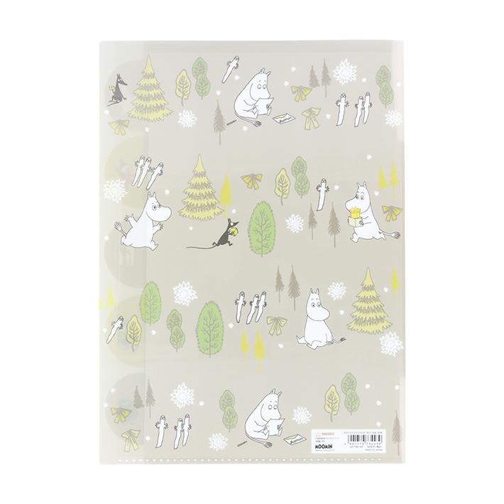 MOOMIN（ムーミン） ダイカットクリアファイル A4 5ポケット なかま柄
