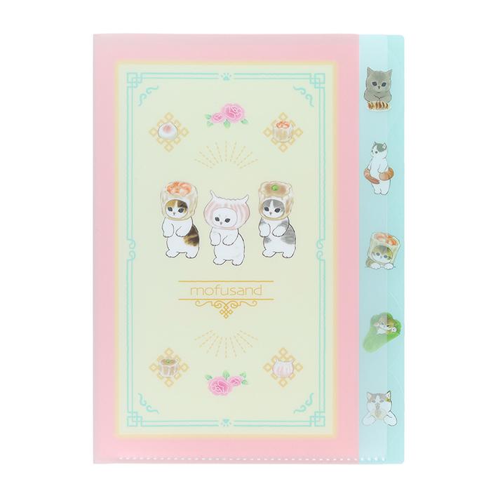 モルチーズ　パップスナップ&クリアファイル　17点セット サンスター文具 [30％OFF]mofusand ダイカットクリアファイル A4 5P