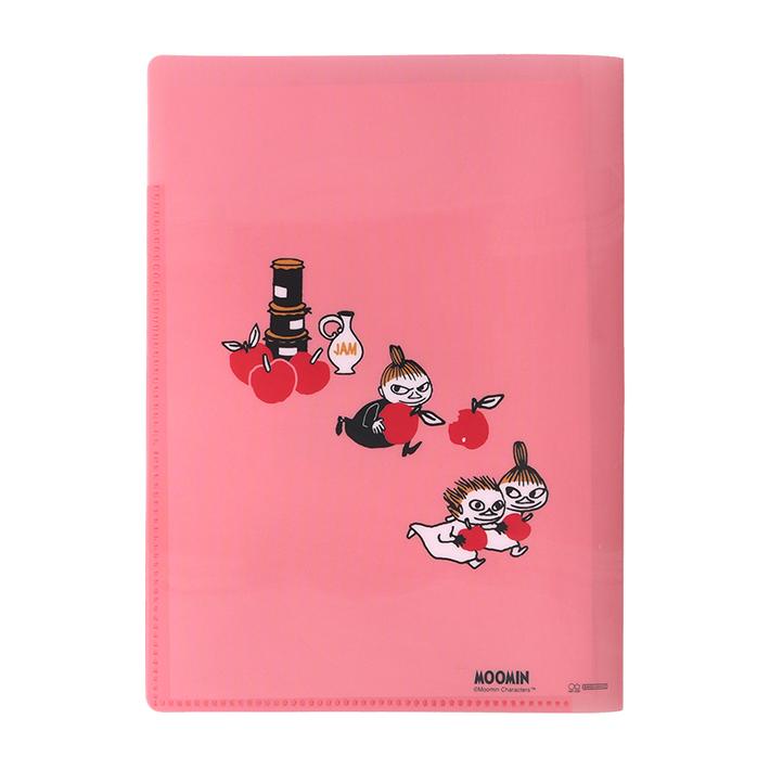 MOOMIN（ムーミン） スパンコールクリアファイル A5 見開き リトルミイ