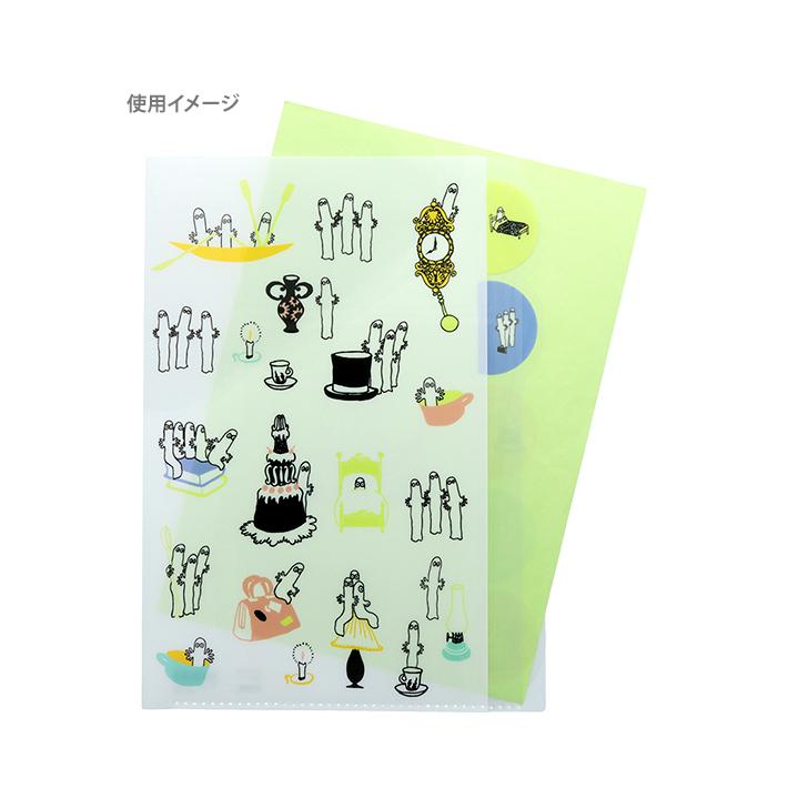 サンスター文具 ムーミン ダイカットクリアファイル A4 5ポケット