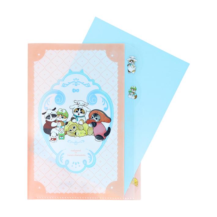 マブラヴ ルナティックドーン総集編 vol.2、vol.3　A4クリアファイル付 sanrio（サンリオ） モフサンド×サンリオキャラクターズ ダイカット