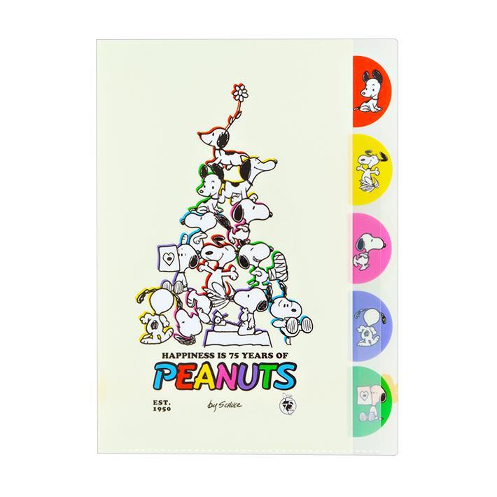 スヌーピー70周年記念のクリアファイルです❁⃘*.゜ SNOOPY - スヌーピー 70周年記念デザイン クリアファイル2枚