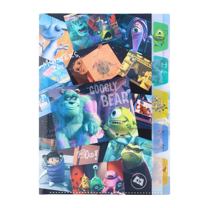 ディズニークリアファイルセット PIXAR ディズニー モンスターズ・インク ダイカットクリア
