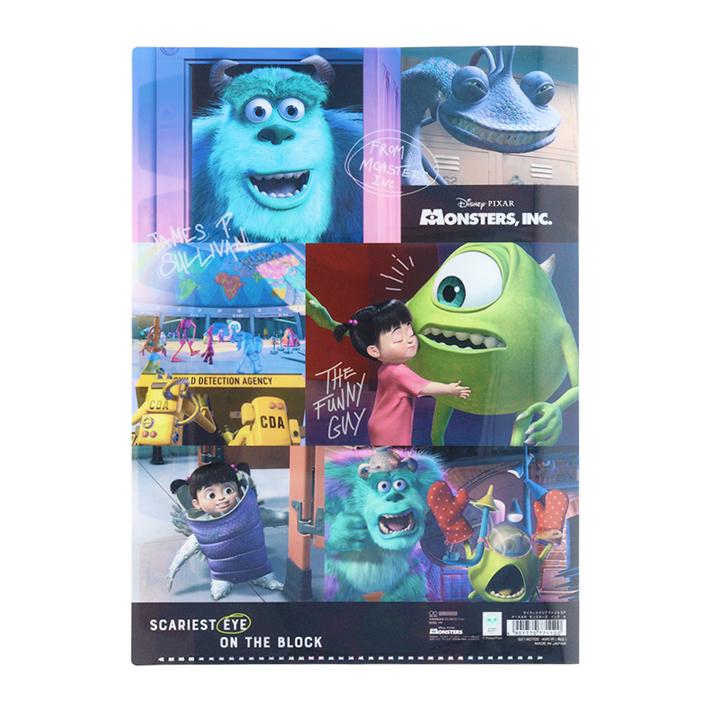 PIXAR ディズニー モンスターズ・インク ダイカットクリアファイル 5P