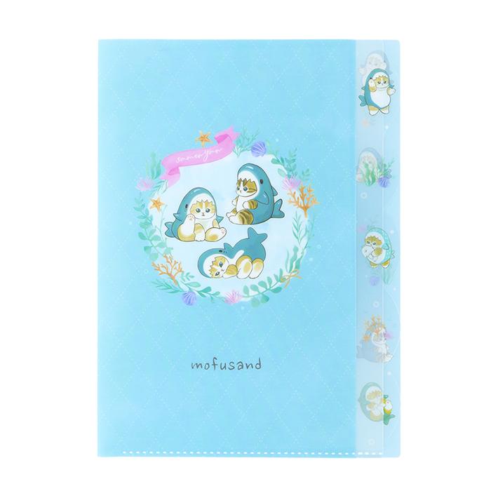 mofusand展 A5クリアファイル(10種）非売品 mofusand展 やさしい風合いのクリアファイル(にゃんぱんつ