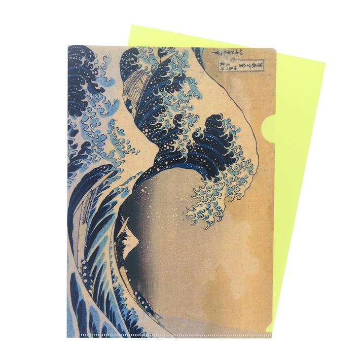 サンスター文具 浮世絵 クリアファイル 2枚セット A4 風景柄