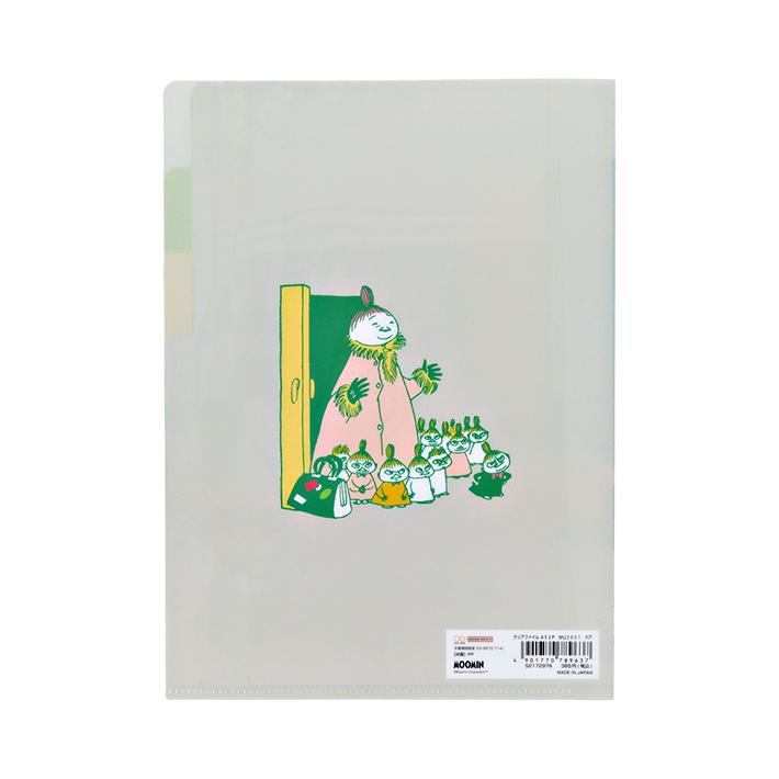 MOOMIN（ムーミン） 80周年記念 クリアファイル 3ポケット A5 ドア柄