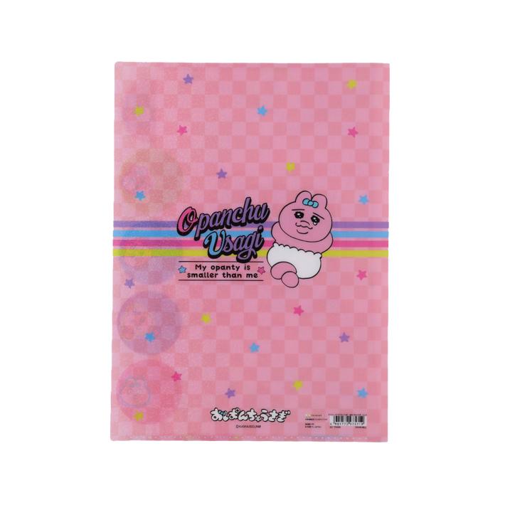 サンスター文具 おぱんちゅうさぎ ダイカットクリアファイル5P A4