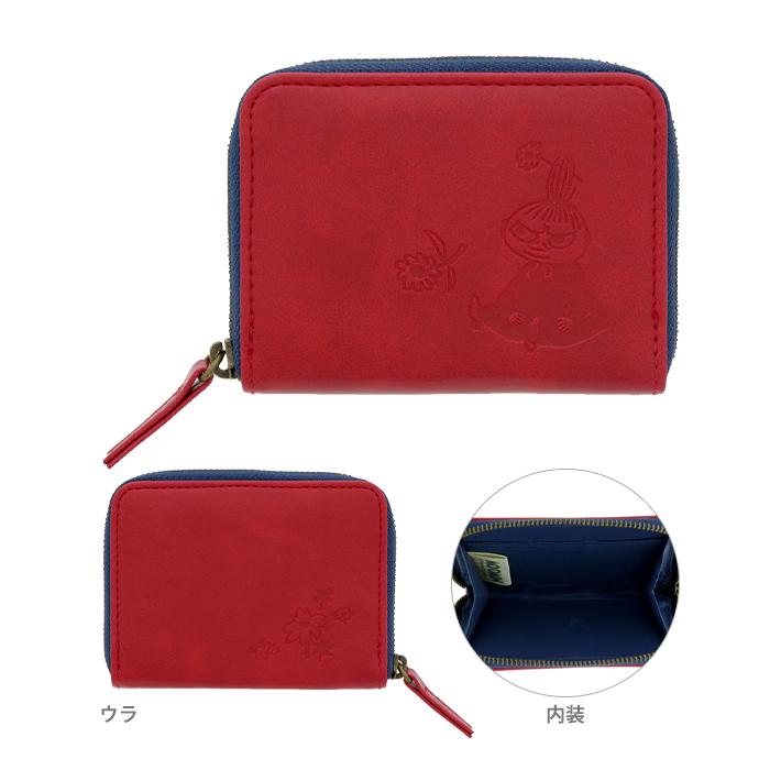 ムーミン カードケース レッド M便 1 期間限定特価品