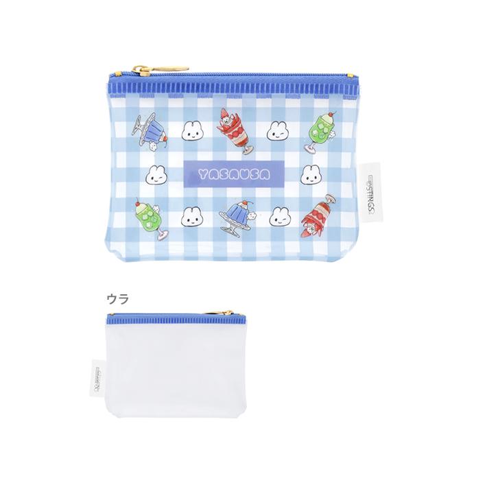 やさうさちゃん ミニポーチ ギンガムチェック柄 4901770704692