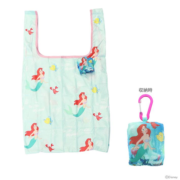 サンスター文具 ディズニープリンセス カラビナ付エコバッグ リトル