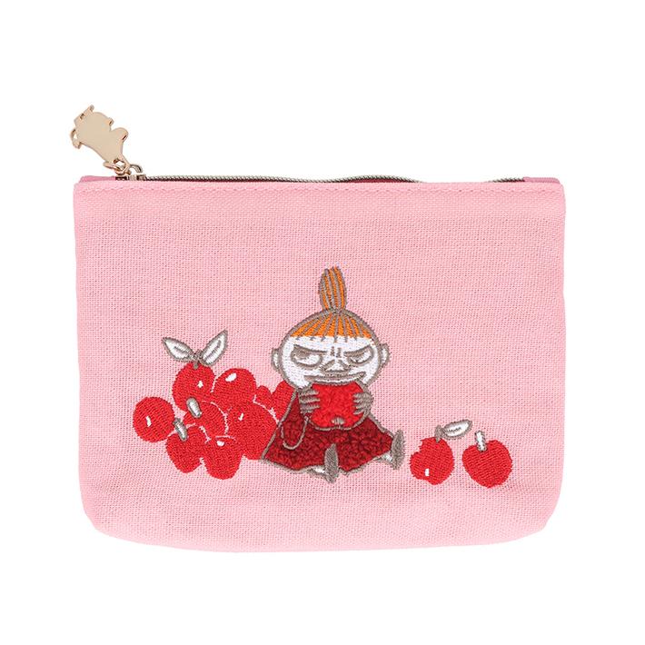 MOOMIN（ムーミン） サガラ刺繍ティッシュポーチ リトルミイ柄