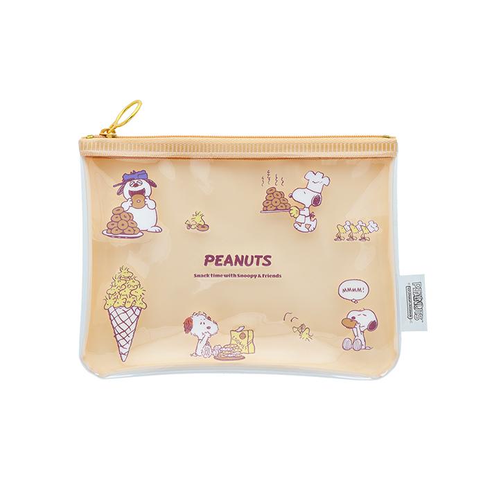 SNOOPY（スヌーピー） ミニポーチ M PEANUTS happiness time スナック