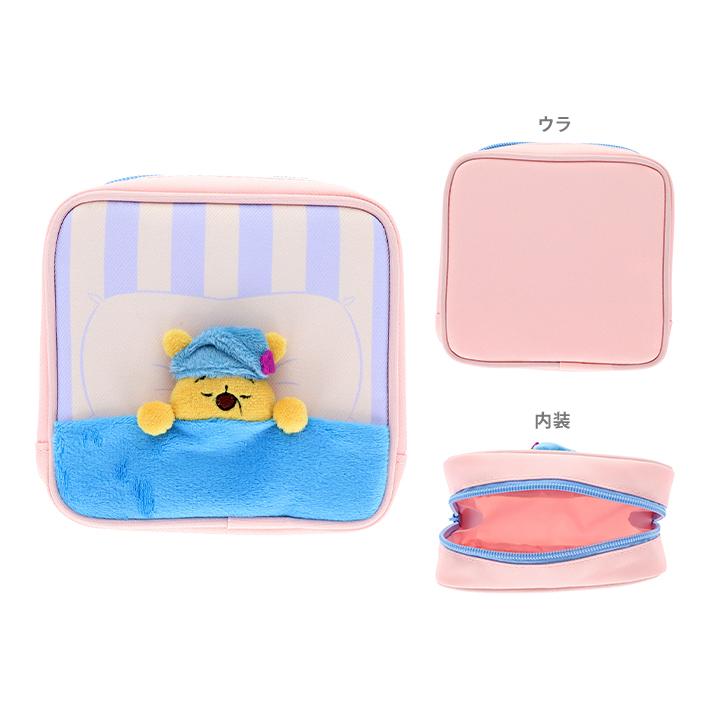 Disney（ディズニー） くまのプーさん ぬいぐるみポーチ パジャマ柄