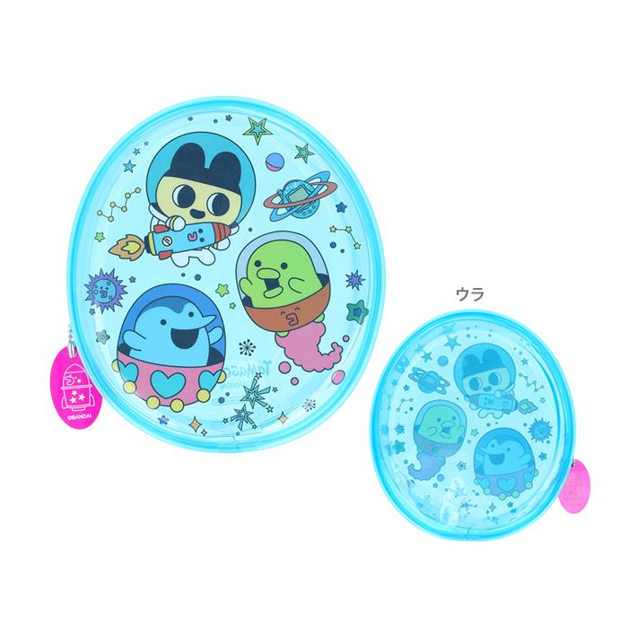 たまごっち ダイカットクリアポーチ ブルー 4901770057163 : シブヤ