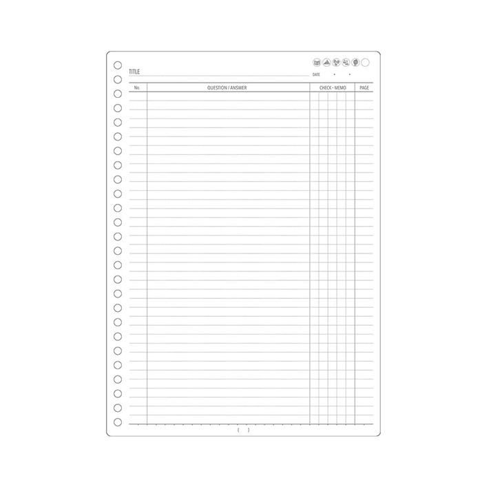 サンスター文具 ルーズリーフ B5 みおりんStudy Time 苦手問題用