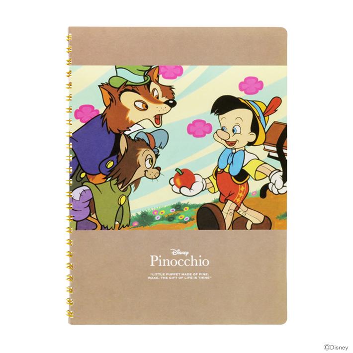 ミッキー&フレンズ ディズニー ピノキオ Wノート A5 レトロ ミッキー&フレンズ ディズニー ピノキオ Wノート A5 レトロ