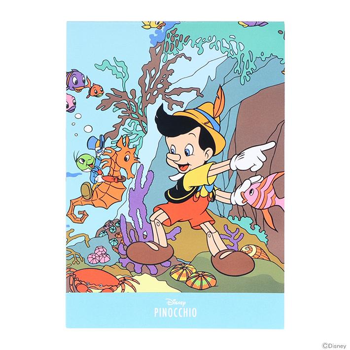 m*a様 東京ディズニーシー メモ帳　ピノキオ 楽天市場】ピノキオ メモ帳 メモA6 DC レトロピノキオ ディズニー サン