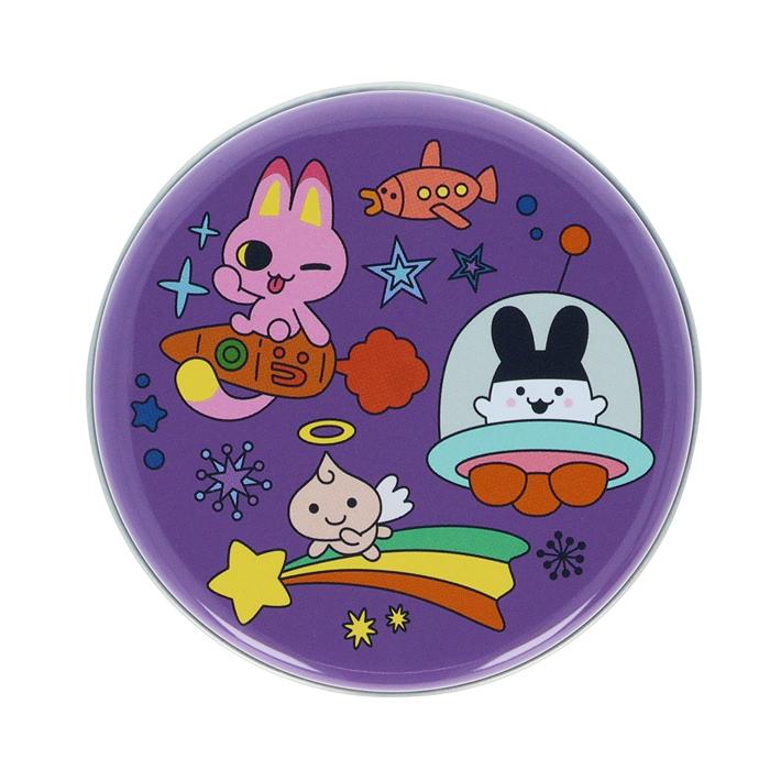 サンスター文具 たまごっち 缶入りメモ バイオレット 4901770056975 [M