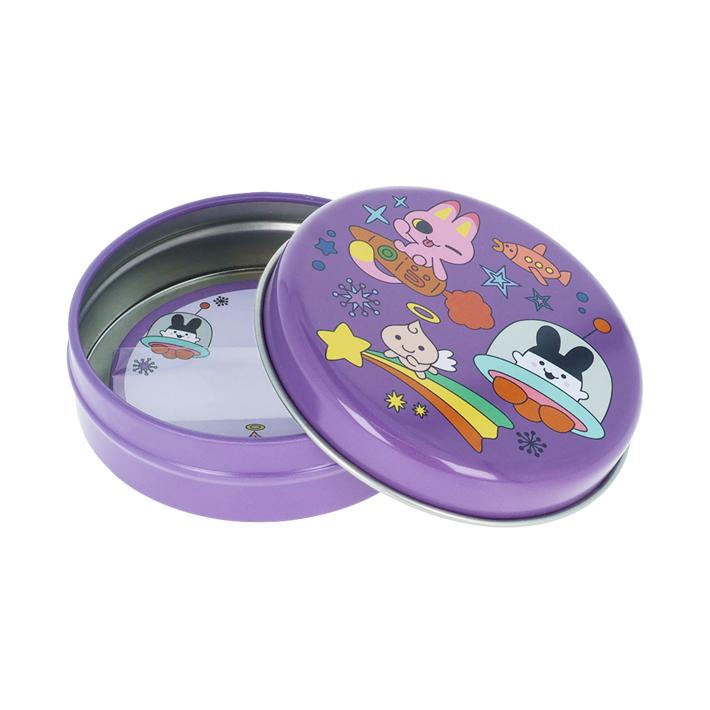 サンスター文具 たまごっち 缶入りメモ バイオレット 4901770056975 [M