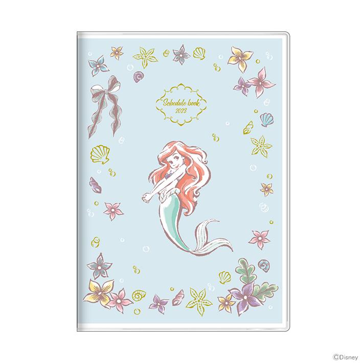 ディズニー プリンセス 月間b6 23年 スケジュール帳 Dc アリエル柄 M便 1 4 S シブヤ文具 通販 Yahoo ショッピング