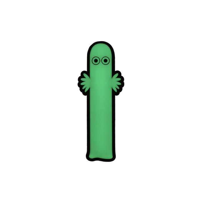 サンスター文具 ムーミン 蓄光ラバークリップ ニョロニョロ B柄