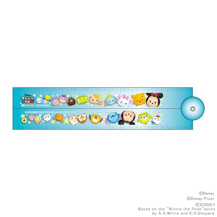 ディズニー ツムツム Tsumtsum 折りたたみ定規 新入学文具 M便 1 1 シブヤ文具 通販 Paypayモール