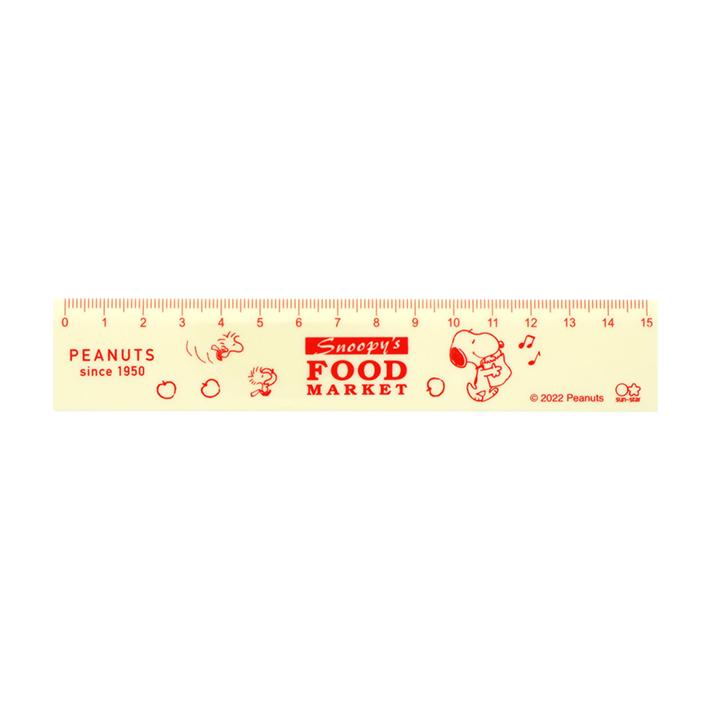 SNOOPY（スヌーピー） 15cm定規 アイボリー 4901770679198 [M便 1/10