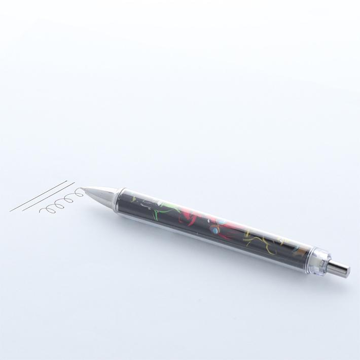 サンスター文具 サンドランド 油性ボールペン 1mm 黒 A柄