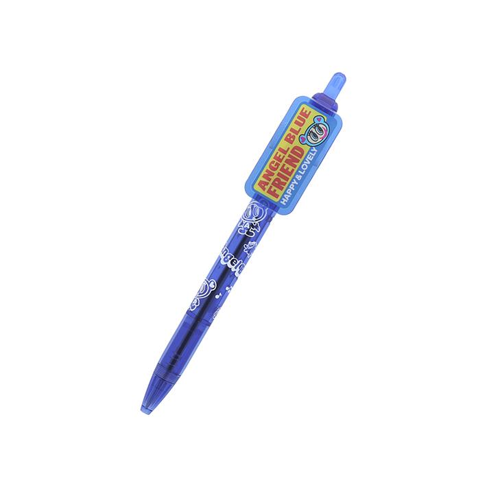 サンスター文具 エンジェルブルー プレート付きボールペン 0.5mm