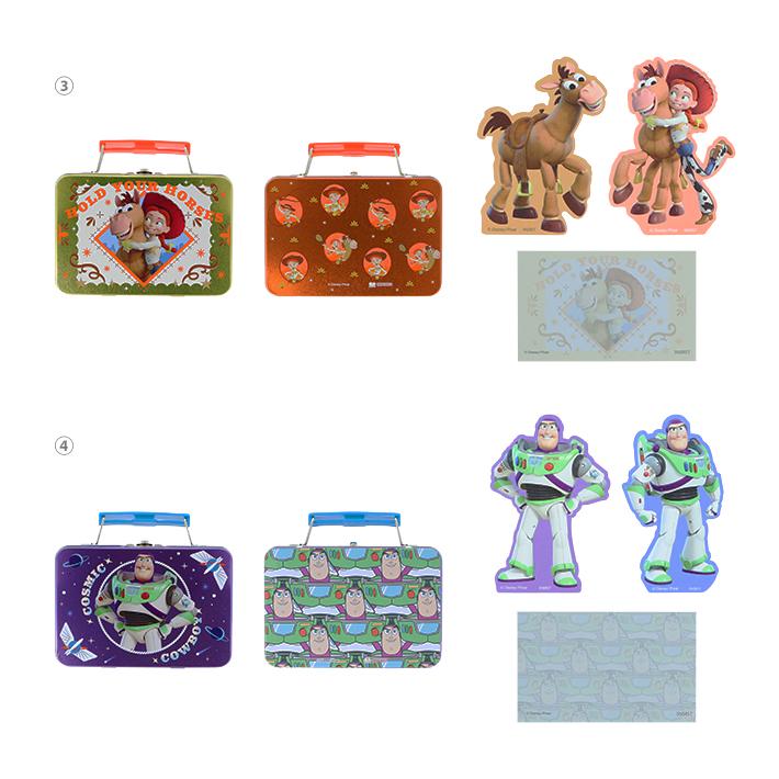 Disney（ディズニー） トイストーリー ブリキ缶入りシール＆メモ