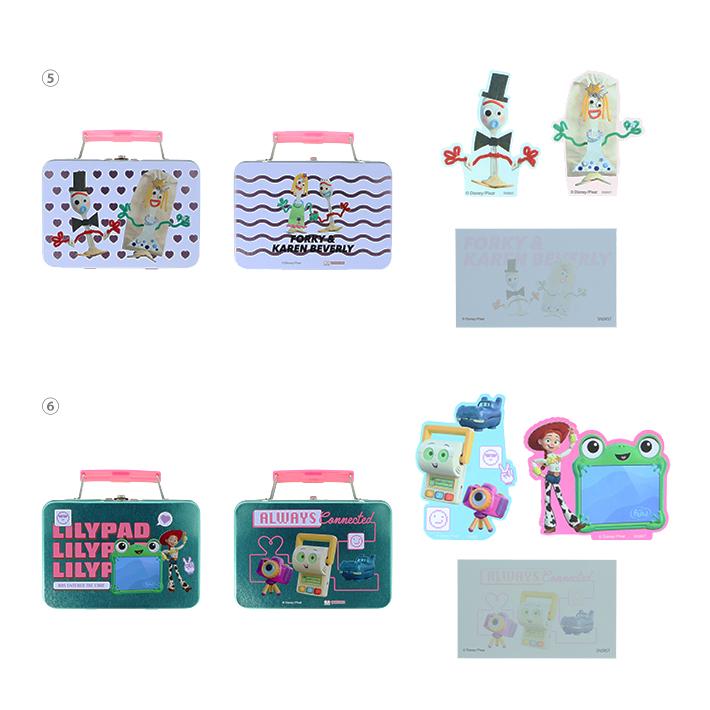 Disney（ディズニー） トイストーリー ブリキ缶入りシール＆メモ