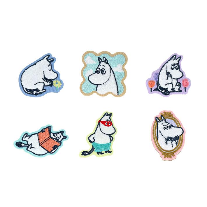 MOOMIN（ムーミン） サガラ刺繍ピンバッジ ムーミン柄 1BOX 6個入り